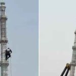 संभल में बुलडोजर एक्शन: 35 फीट ऊंची मस्जिद मीनार गिरी, भारी पुलिस बल के बीच पूरे इलाके में हड़कंप