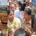 पल्लवी पटेल ट्रेन के इंजन पर चढ़ीं, चारबाग स्टेशन पर बवाल: UGC नियम लागू कराने को लेकर 2 हजार समर्थकों का प्रदर्शन