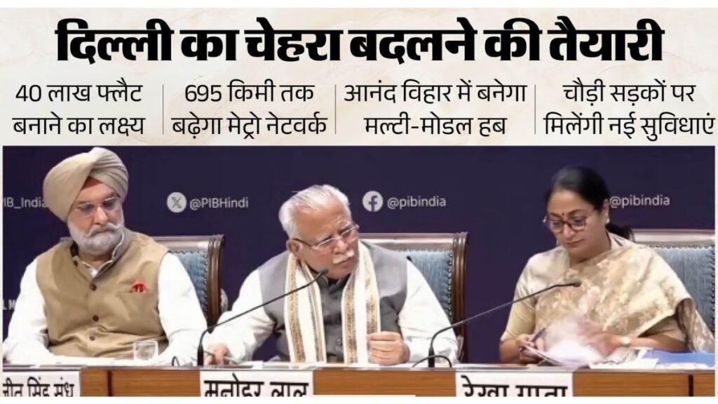 दिल्ली का बदलेगा पूरा नक्शा! 40 लाख फ्लैट, 695 किमी मेट्रो और नई सड़कें; MPD 2047 में क्या है खास?