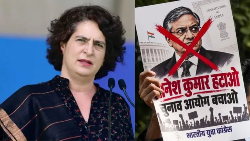 SIR विवाद में प्रियंका गांधी का बड़ा हमला, CEC ज्ञानेश कुमार पर ‘देशद्रोह’ के मुकदमे की मांग; चुनाव आयोग ने दावों पर क्या कहा?