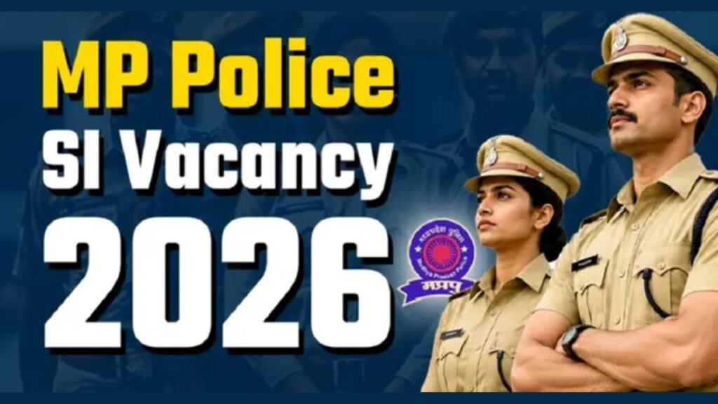 MP SI Vacancy 2026: पुलिस SI बनने का बड़ा मौका, 507 पदों पर भर्ती का नोटिफिकेशन जारी; 9 सितंबर से आवेदन शुरू